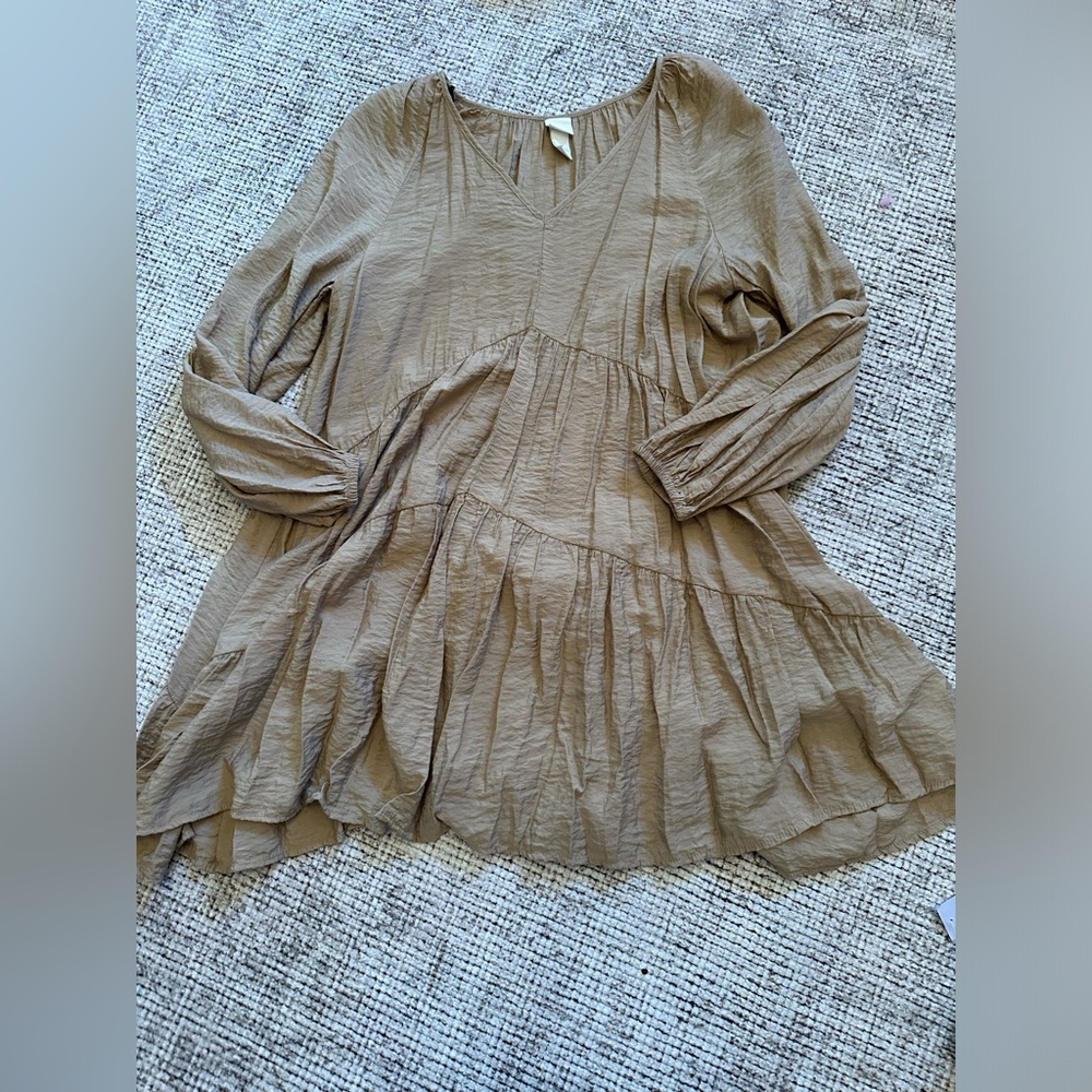H&M tan dress.
